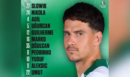 Konyaspor’un ilk 11’i belli oldu