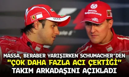 MASSA, BERABER YARIŞIRKEN SCHUMACHER'DEN "ÇOK DAHA FAZLA ACI ÇEKTİĞİ" TAKIM ARKADAŞINI AÇIKLADI