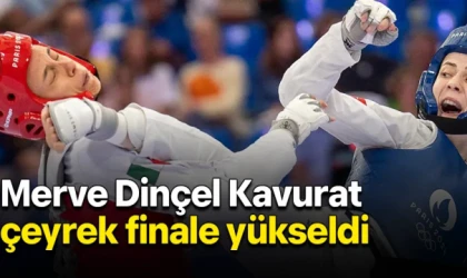 Merve Dinçel Kavurat, çeyrek finale yükseldi