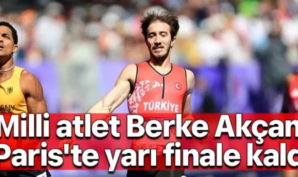 Milli atlet Berke Akçam Paris'te yarı finale kaldı