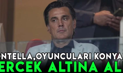 MONTELLA, KONYASPOR MAÇINDA TRİBÜNDE