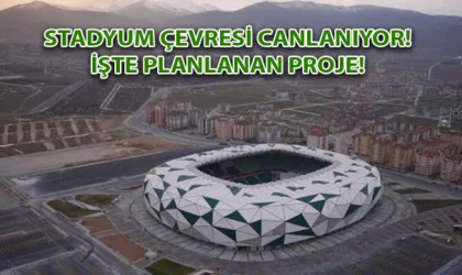 STADYUM ÇEVRESİ CANLANIYOR! İŞTE PLANLANAN PROJE!