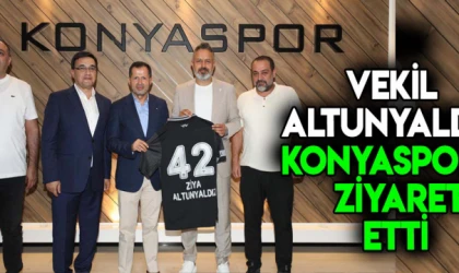 Vekil Altunyaldız'dan Konyaspor'a ziyaret