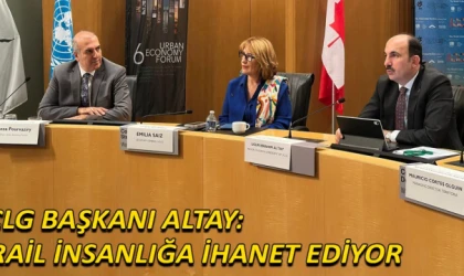 Başkan Altay: İsrail insanlığa ihanet ediyor