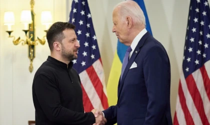 Biden, Zelenskiy ile Ukrayna'ya tam destek verdi