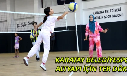 Karatay Belediyespor, altyapı için ter döktü