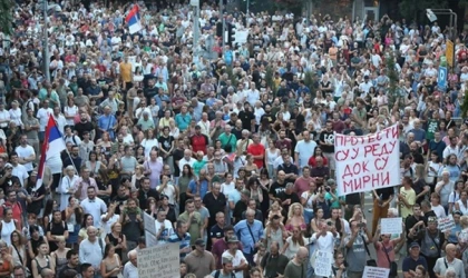 Sırbistan'da gösteri düzenlendi