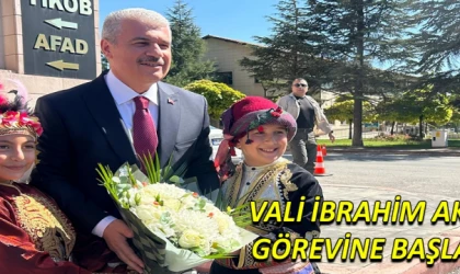 Vali İbrahim Akın görevine başladı