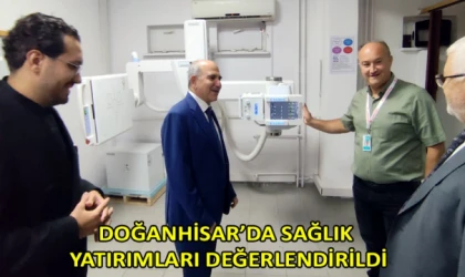 Doğanhisar’da sağlık yatırımları değerlendirildi