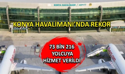 Konya Havalimanı’nda rekor