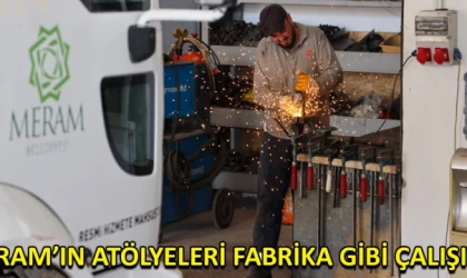 Meram’ın atölyeleri fabrika gibi çalışıyor