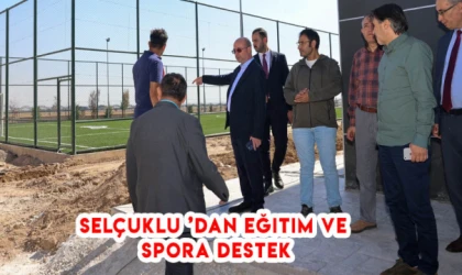 Selçuklu’dan eğitim ve spora destek