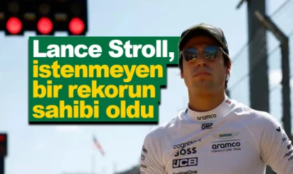 Stroll, istenmeyen bir rekorun sahibi oldu