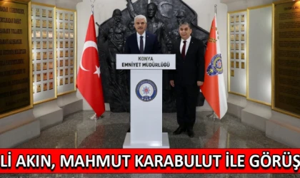 Vali Akın, Mahmut Karabulut ile görüştü