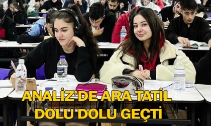 Analiz’de ara tatil dolu dolu geçti