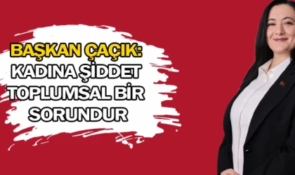 Başkan Çaçık: Kadına şiddet toplumsal bir sorundur