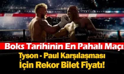 Boks Tarihinin En Pahalı Maçı: Tyson - Paul Karşılaşması İçin Rekor Bilet Fiyatı!