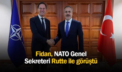 Fidan, NATO Genel Sekreteri Rutte ile görüştü