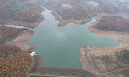 Gökçe Barajı'ndaki su seviyesi Yalova'da yüzde 20'ye düştü