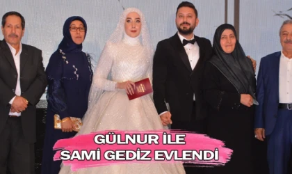 Gülnur ile Sami Gediz evlendi