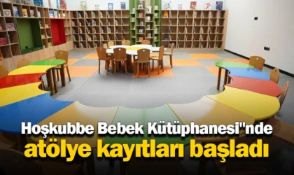 Hoşkubbe Bebek Kütüphanesi"nde atölye kayıtları başladı