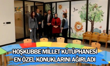 Hoşkubbe Millet Kütüphanesi en özel konuklarını ağırladı