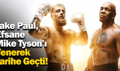 Jake Paul, Efsane Mike Tyson’ı Yenerek Tarihe Geçti!