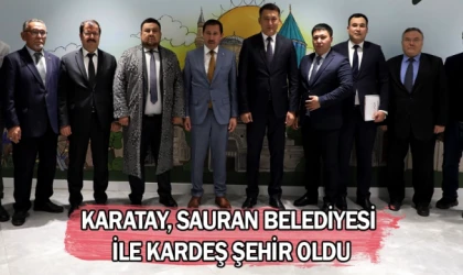 Karatay, Sauran Belediyesi ile kardeş şehir oldu