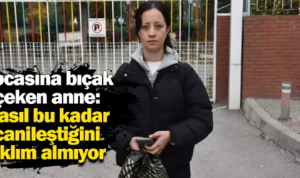 Kocasına bıçak çeken anne: Nasıl bu kadar canileştiğini aklım almıyor