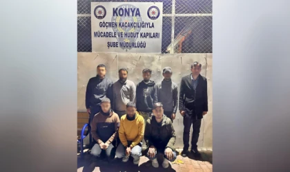 Konya'da göçmen kaçakçılığı operasyonu