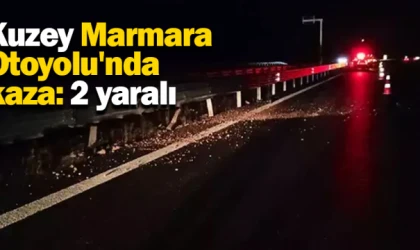 Kuzey Marmara Otoyolu'nda kaza: 2 yaralı