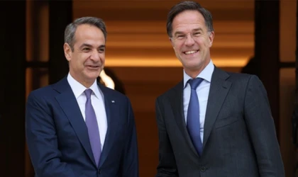 Miçotakis ve NATO Genel Sekreteri Rutte, Atina'da buluştu