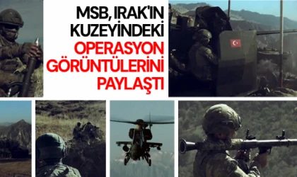 MSB, Irak'ın kuzeyindeki operasyonun görüntülerini yayınladı!