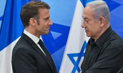 Netanyahu, Macron'la UCM kararı için görüştü