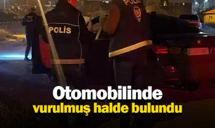 Otomobilinde vurulmuş halde bulundu