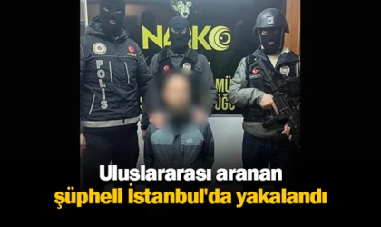 Uluslararası aranan şüpheli İstanbul'da yakalandı