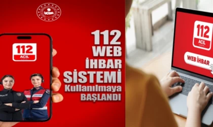 112 Web İhbar Sistemine geçildi