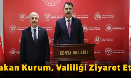 Bakan Kurum, Valiliği Ziyaret Etti