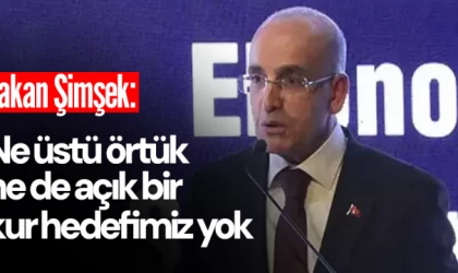 Bakan Şimşek: Kur hedefimiz yok