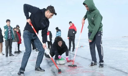 Çıldır Gölü, Curling antrenman alanı oldu