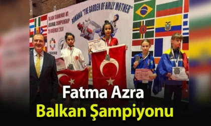 Fatma Azra Balkan Şampiyonu