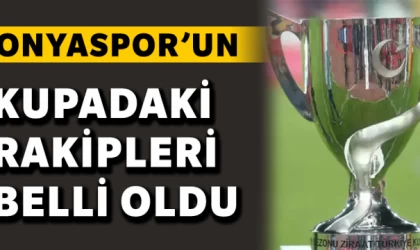 Konyaspor'un Kupadaki Rakipleri Belli Oldu