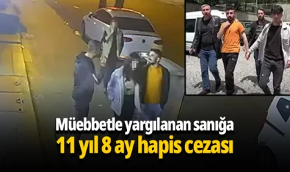 Müebbetle yargılanan sanığa 11 yıl 8 ay hapis cezası