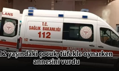 12 yaşındaki çocuk, tüfekle oynarken annesini vurdu