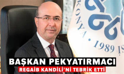 Başkan Pekyatırmacı Regaib Kandili’ni Tebrik Etti