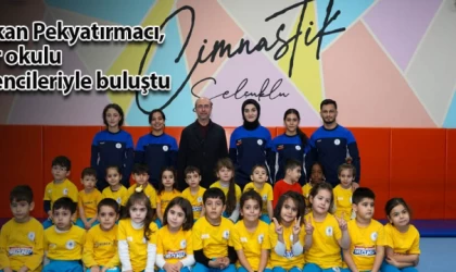 Başkan Pekyatırmacı, spor okulu öğrencileriyle buluştu