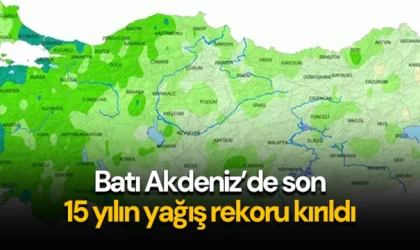 Batı Akdeniz’de son 15 yılın yağış rekoru kırıldı