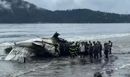 Brezilya'da uçak kazası: Pilot hayatını kaybetti, 5 kişi yaralandı