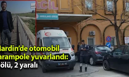 Mardin’de otomobil şarampole yuvarlandı: 1 ölü, 2 yaralı