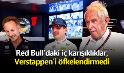 Red Bull'daki iç karışıklıklar, Verstappen'i öfkelendirmedi